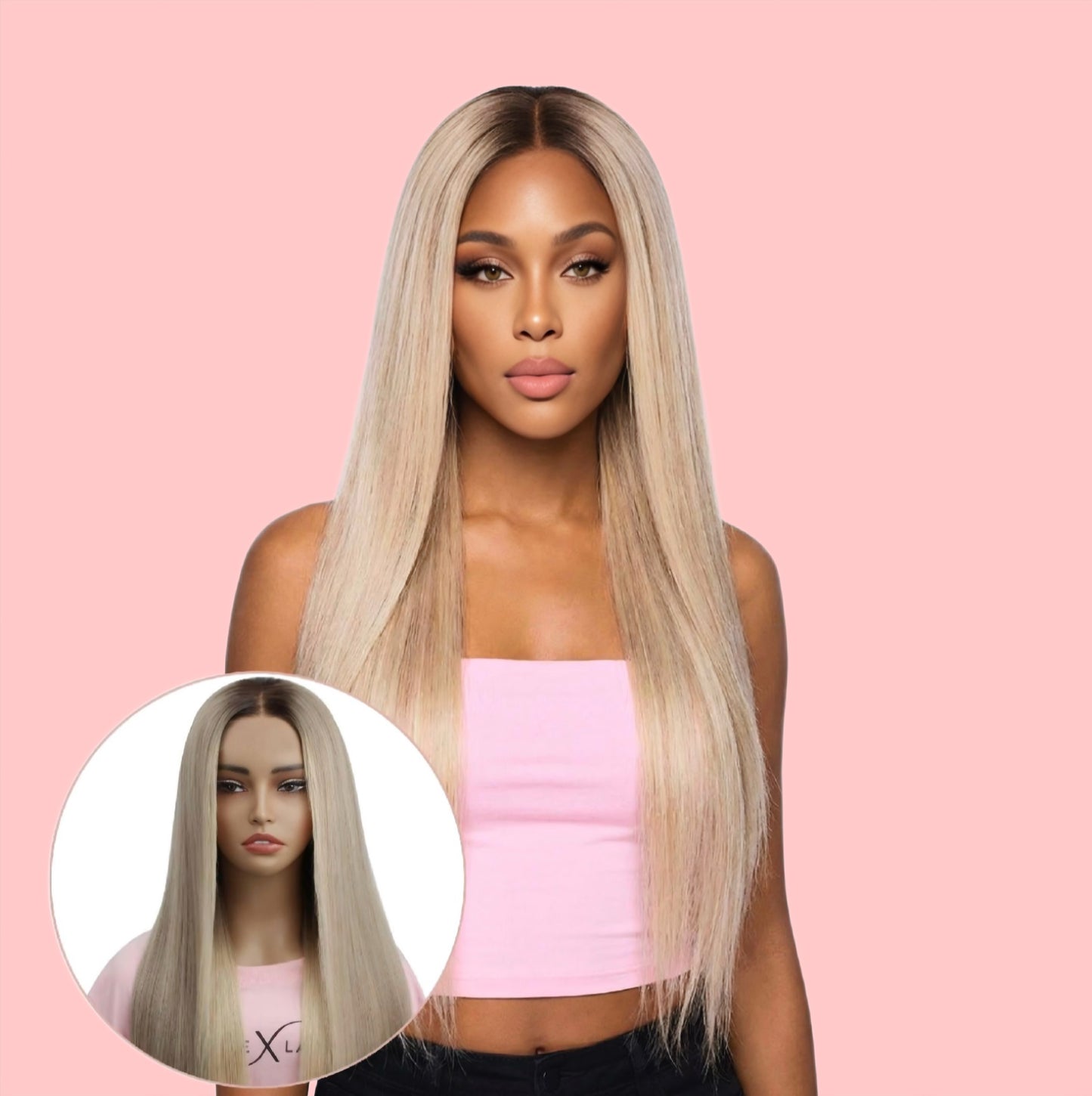 Tiffany Glueless 5x5 HD Lace Professionally Colored 100% Human Hair Closure Wig