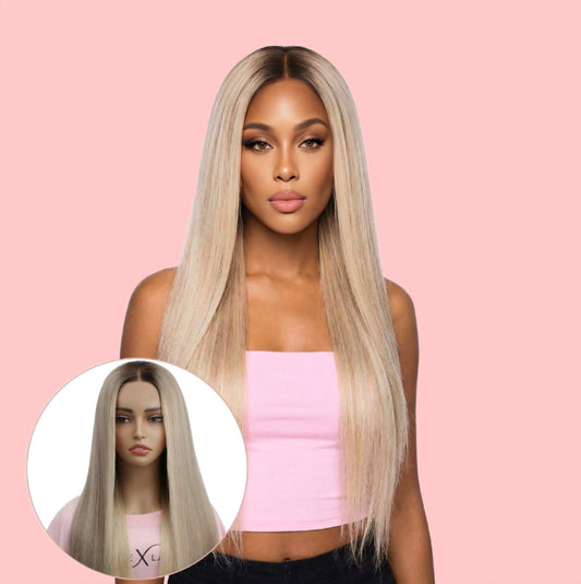 Tiffany Glueless 5x5 HD Lace Professionally Colored 100% Human Hair Closure Wig
